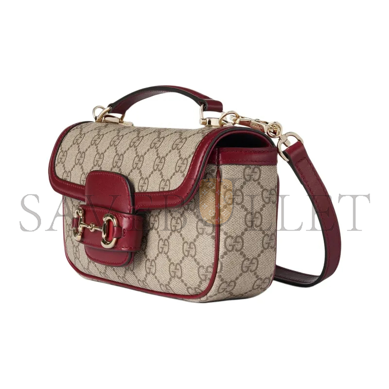 GUCCI HORSEBIT 1955 SOFT SMALL TOP HANDLE BAG 815206 (22.6*12.7*5.6cm)